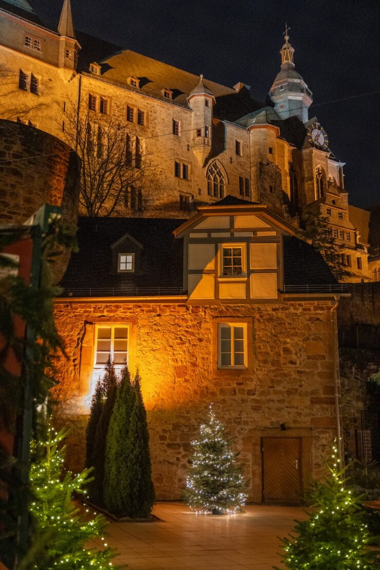 Weihnachten am Bückingsgarten in Marburg