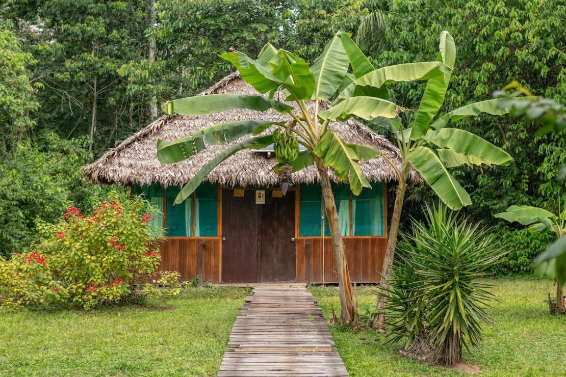 Dschungel Lodge im Amazonas Regenwald Puerto Maldonado in Peru