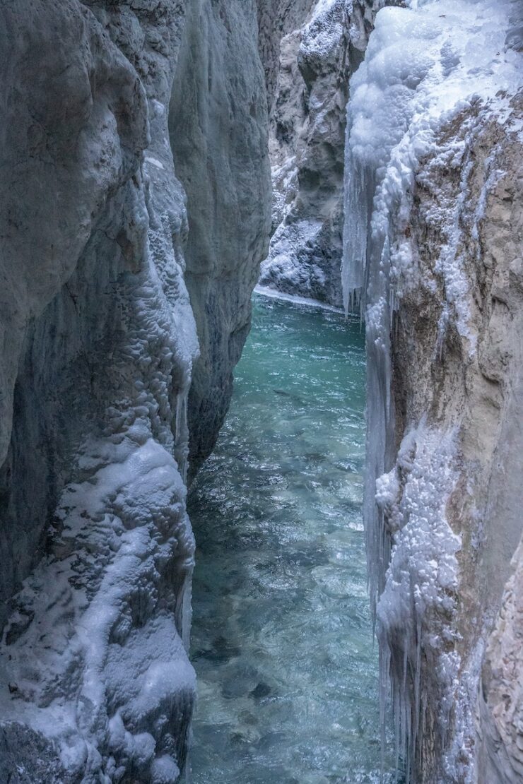 Garmisch-Partenkirchen Partnachklamm im Winter