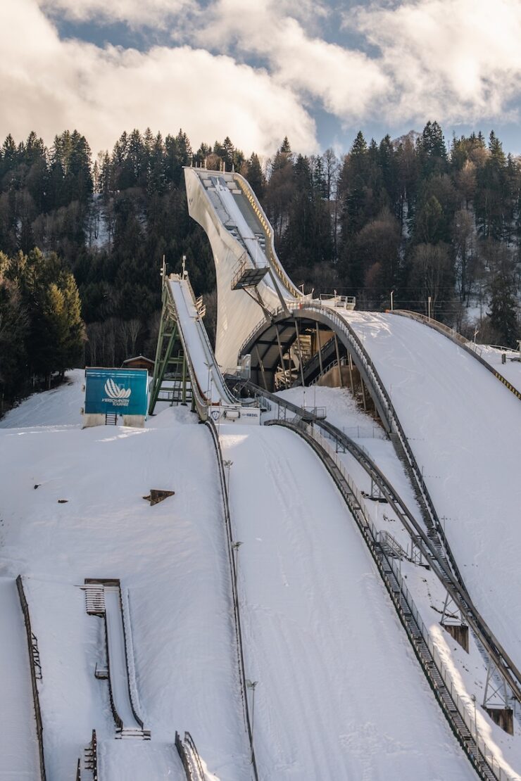 Garmisch-Partenkirchen Sehenswürdigkeiten Große Olympiaschanze am Gudiberg