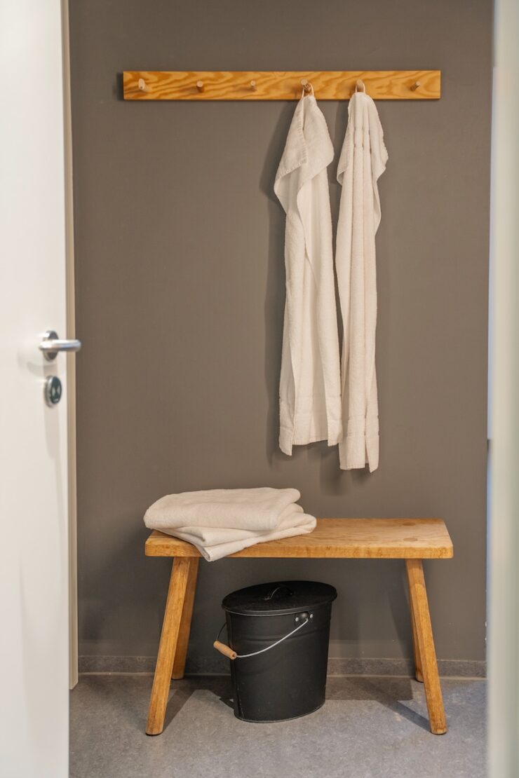 Handtücher in der Moun10 Jugendherberge in Garmisch-Partenkirchen