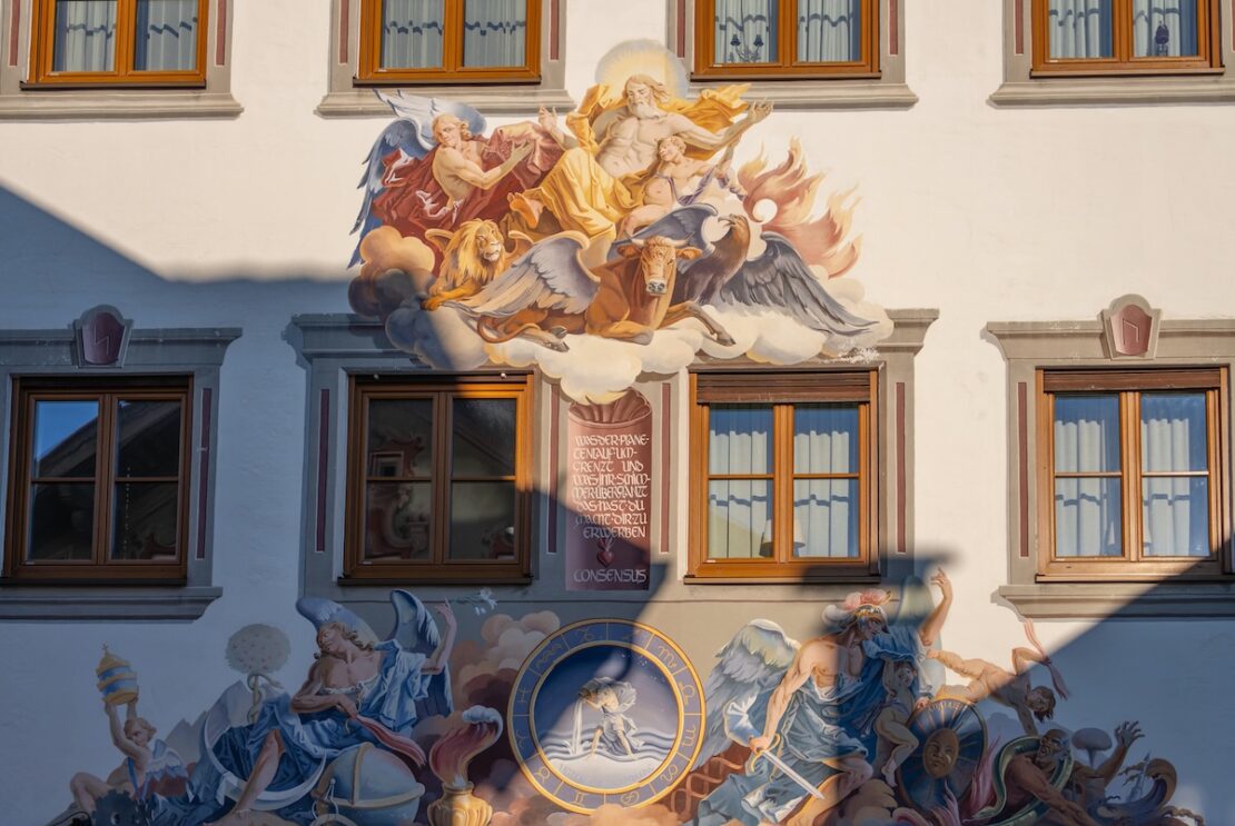 Lüftlmalereien in Garmisch-Partenkirchen