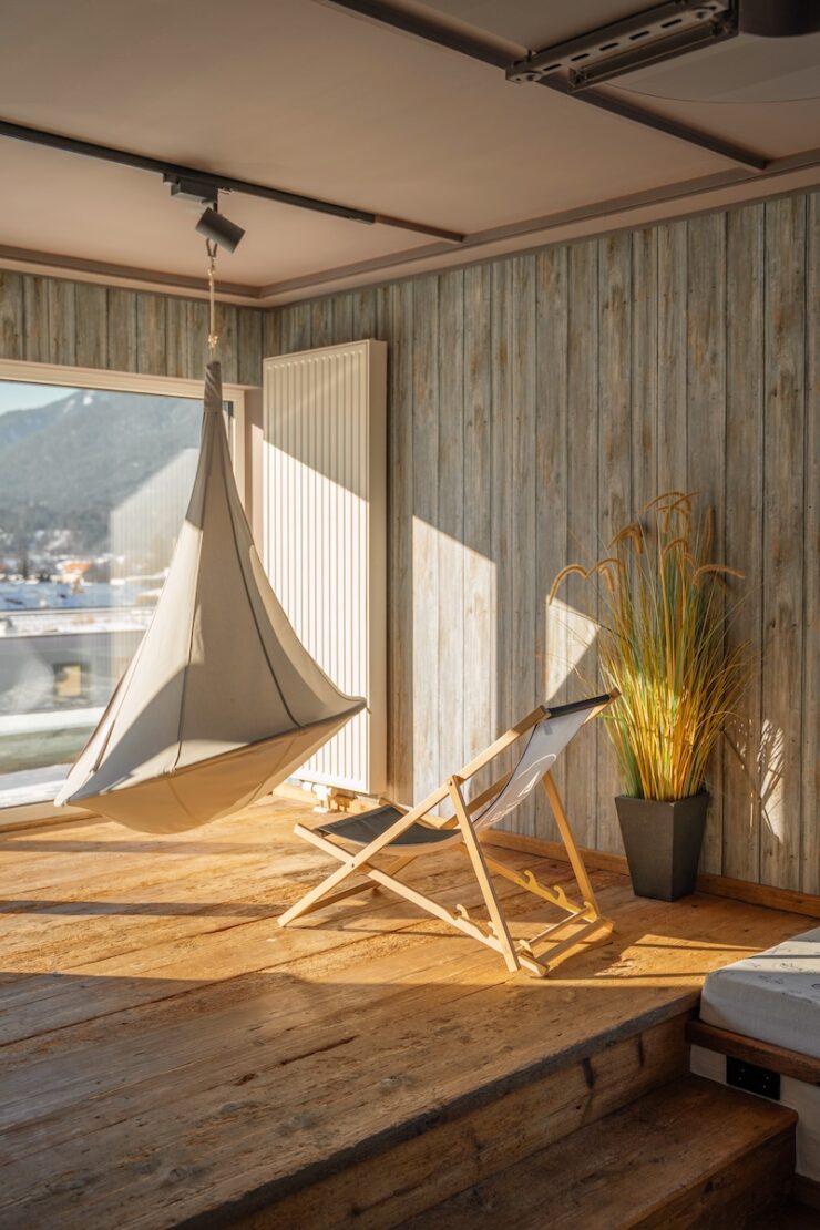 Ruheraum in der Jugendherberge Moun10 in Garmisch-Partenkirchen