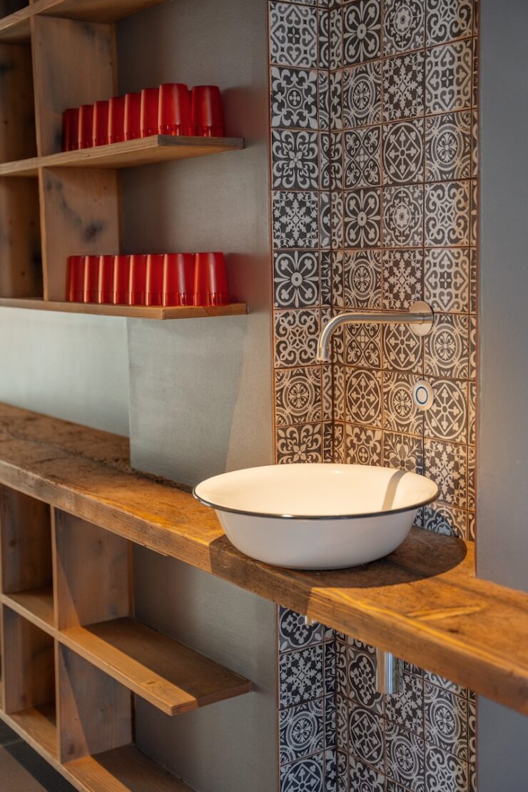 Wellnessbereich in der Jugendherberge Moun10 in Bayern