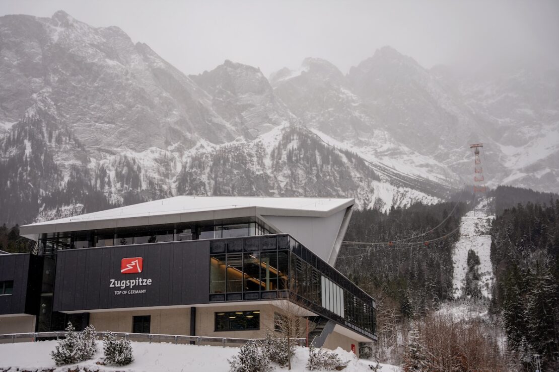 Zugspitze im Winter