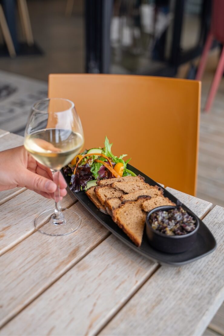 Algentartar im Restaurant Huitres Legris in Plouguerneau