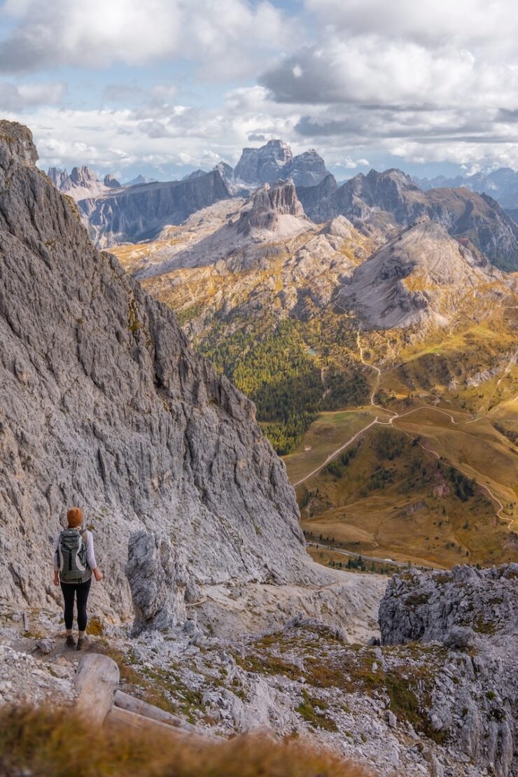 Kaiserjägersteig zur Rifugio Lagazuoi