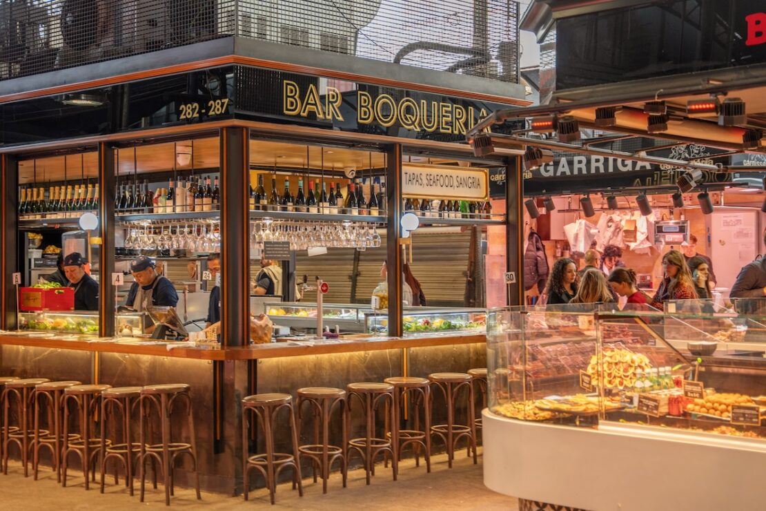 Essen in Barcelona auf dem Mercat de la Boquería