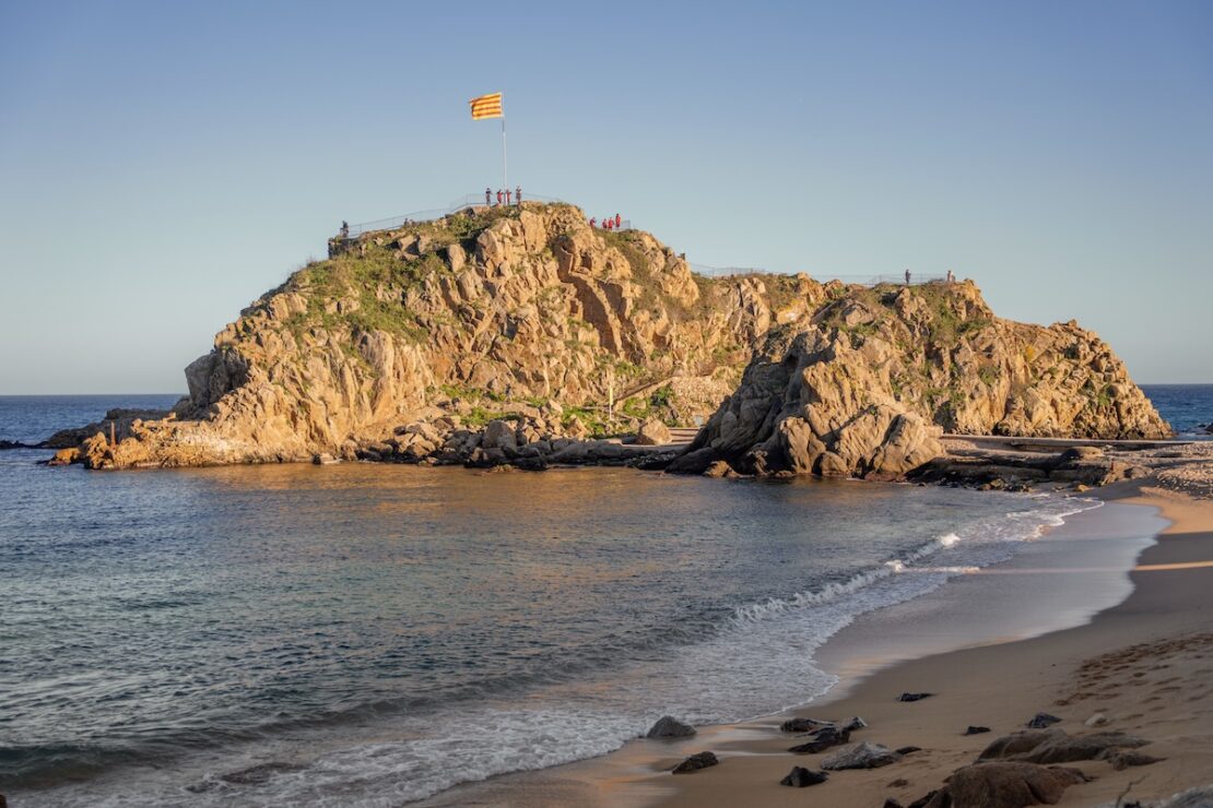 Felsen Sa Palomera in Blanes an der Costa Brava