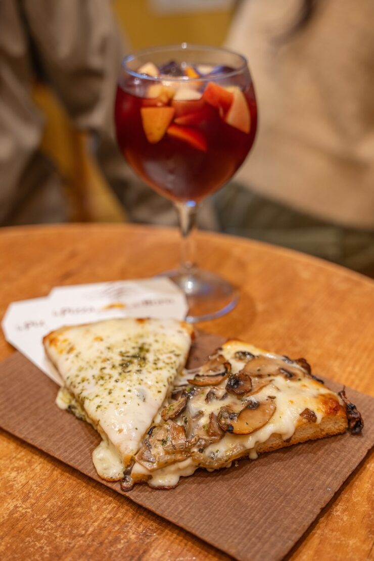 Pizza del Born Essen in Barcelona