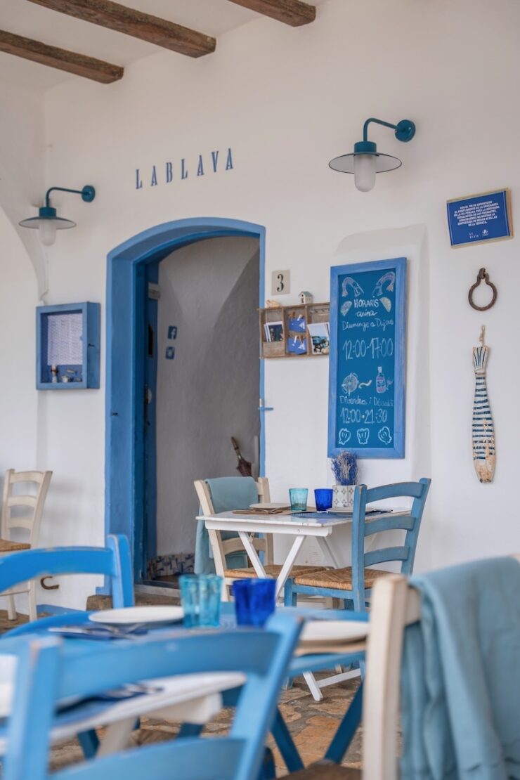 Restaurant in Calella de Palafrugell an der Costa Brava in Spanien