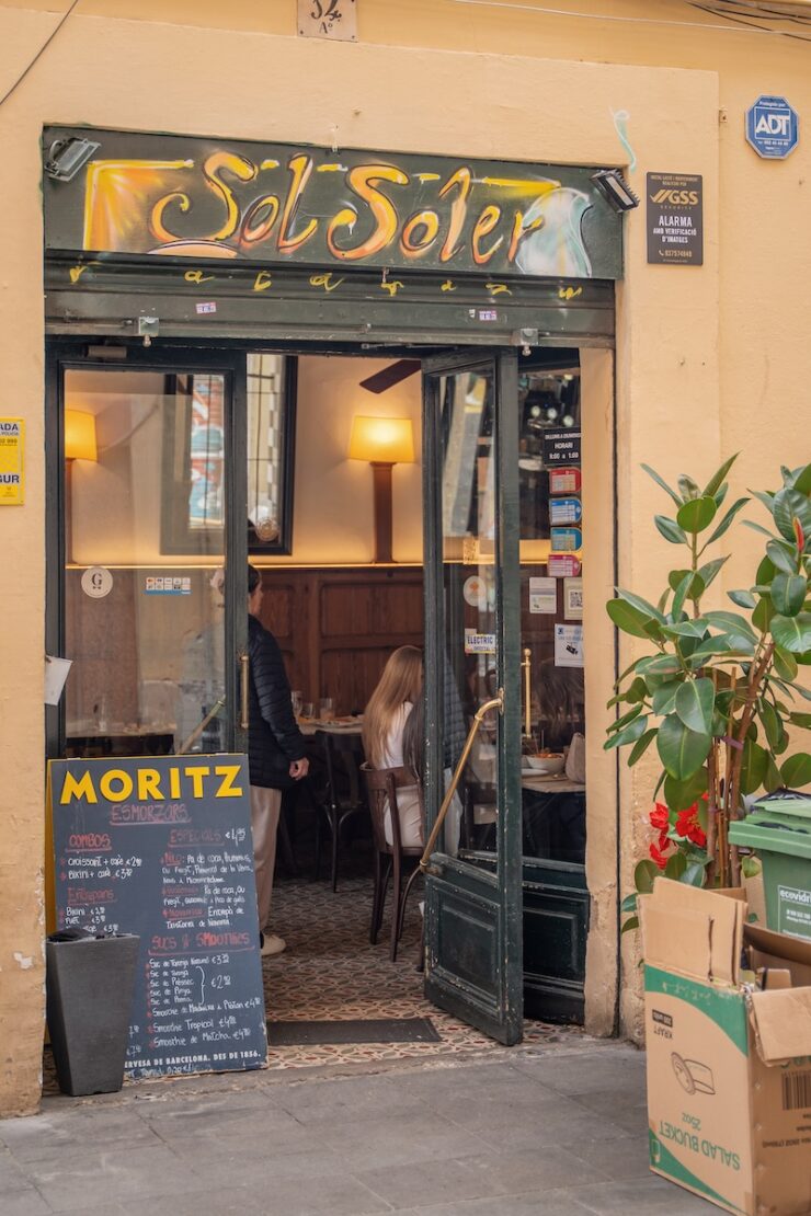 Tapas in Barcelona Sol Soler