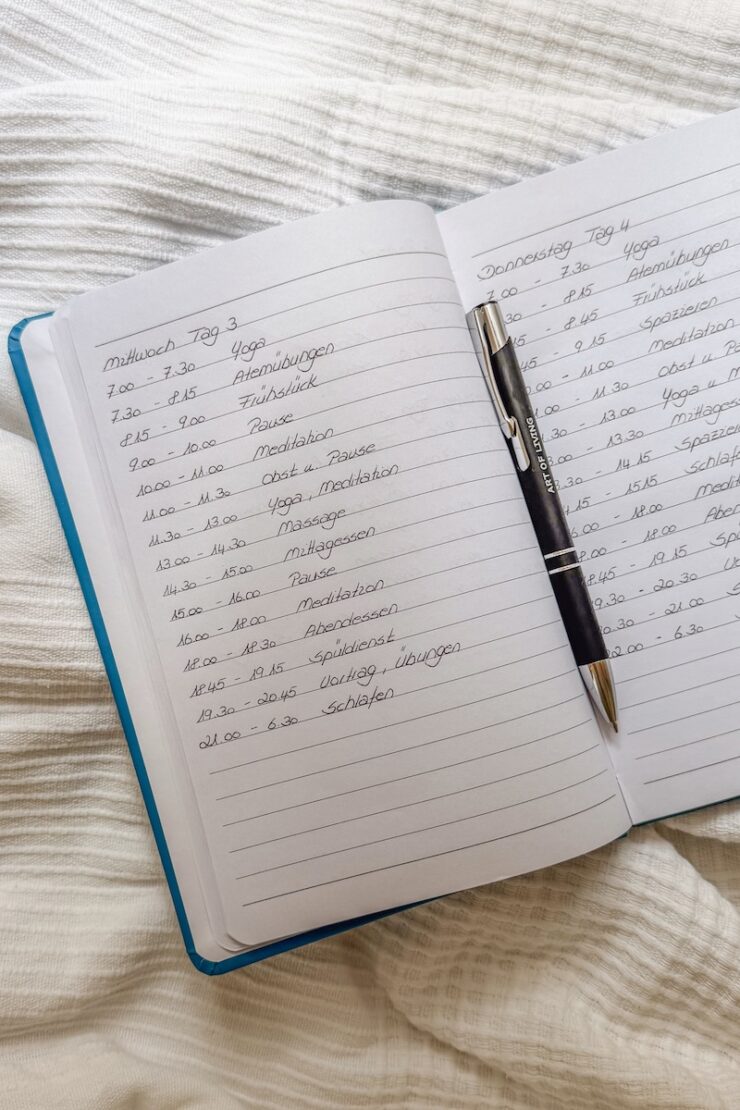 Tagesablauf im Stille Retreat Bad Antogast Art of Living