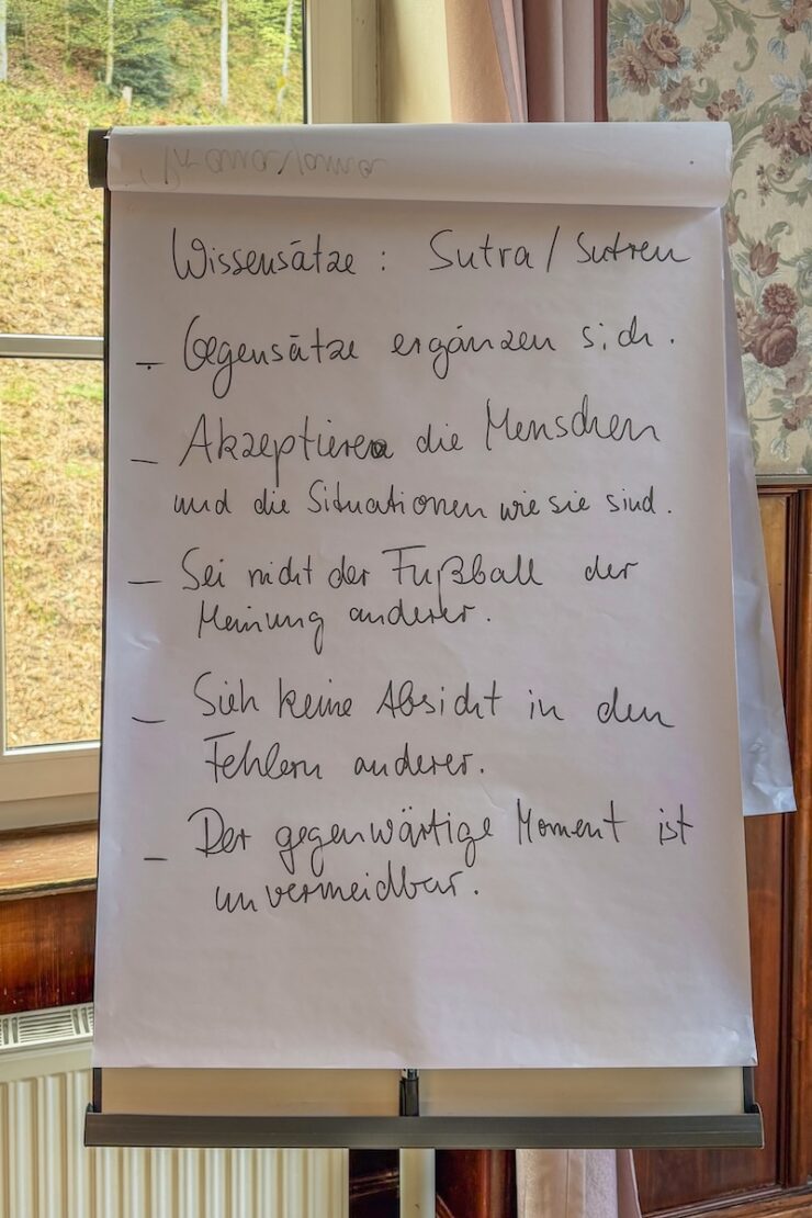 Wissenssätze Stille Retreat Bad Antogast Schwarzwald