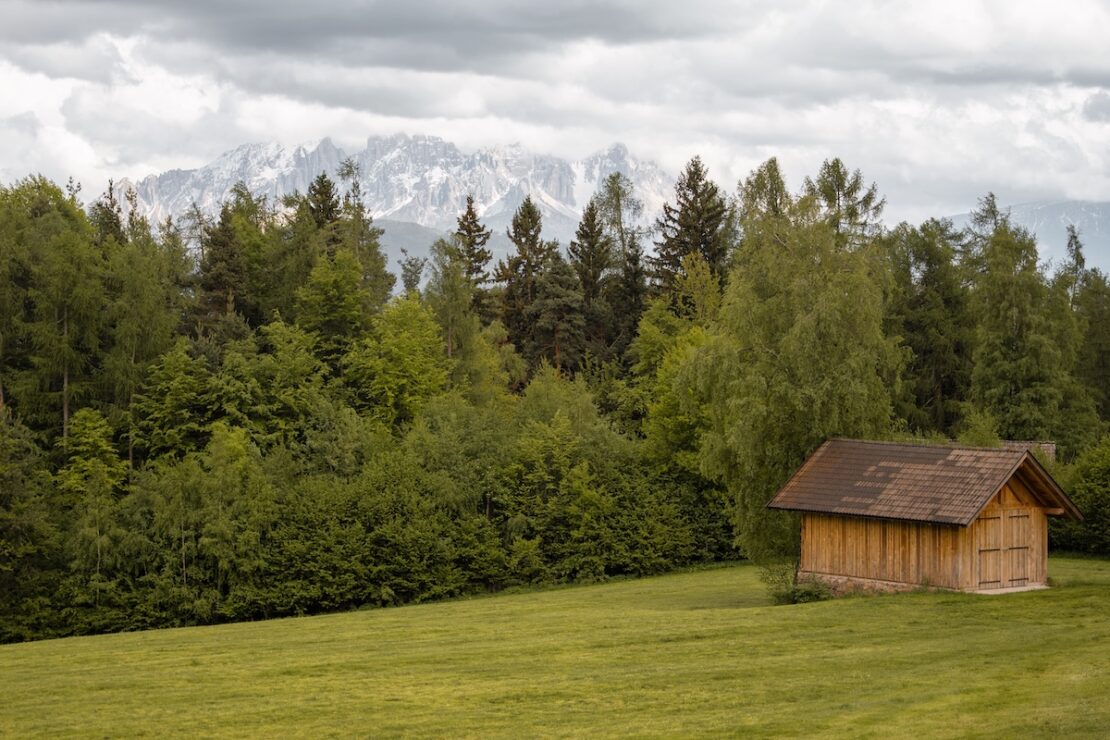 Ausblick vom Ritten in Südtirol