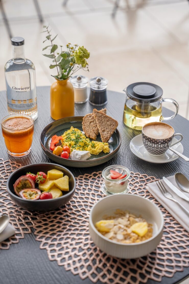 Frühstück im Gloriette Guesthouse in Oberbozen