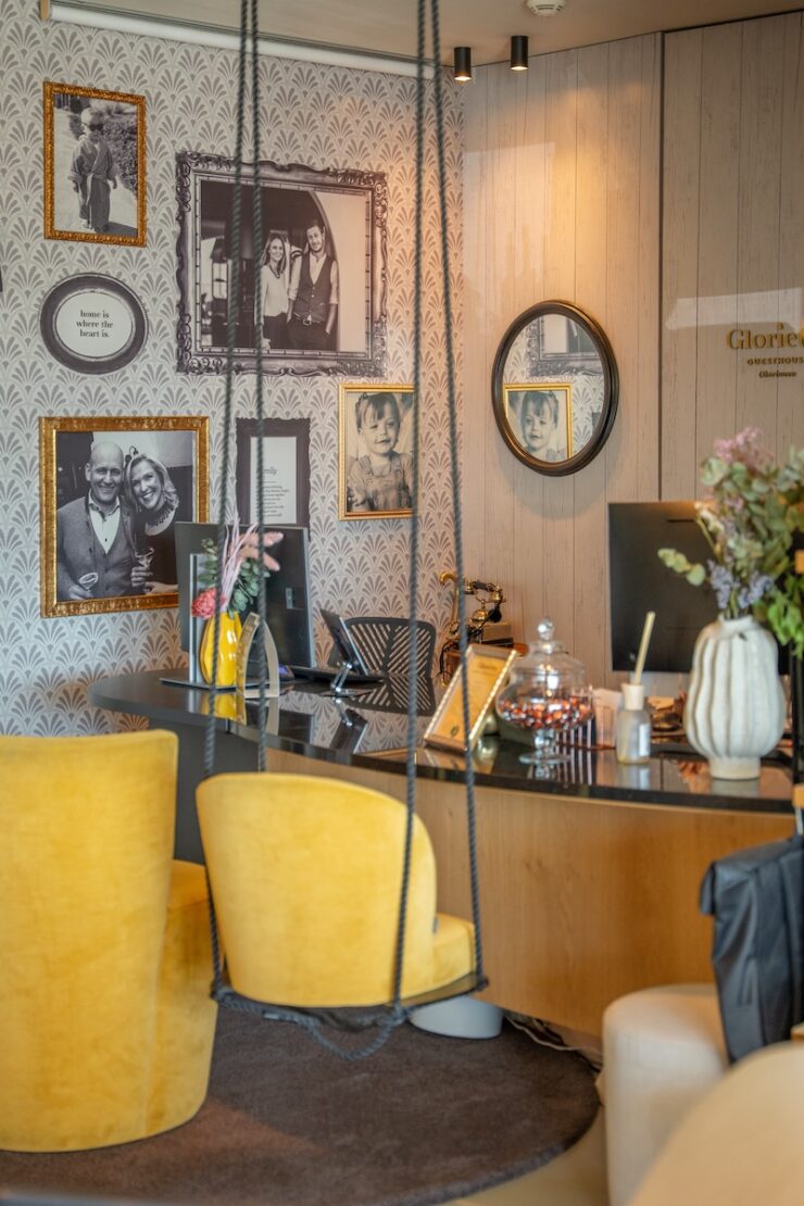 Rezeption im Gloriette Guesthouse