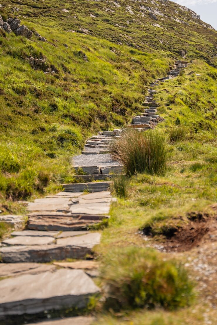 Aufstieg zum Diamond Hill im Connemara Nationalpark