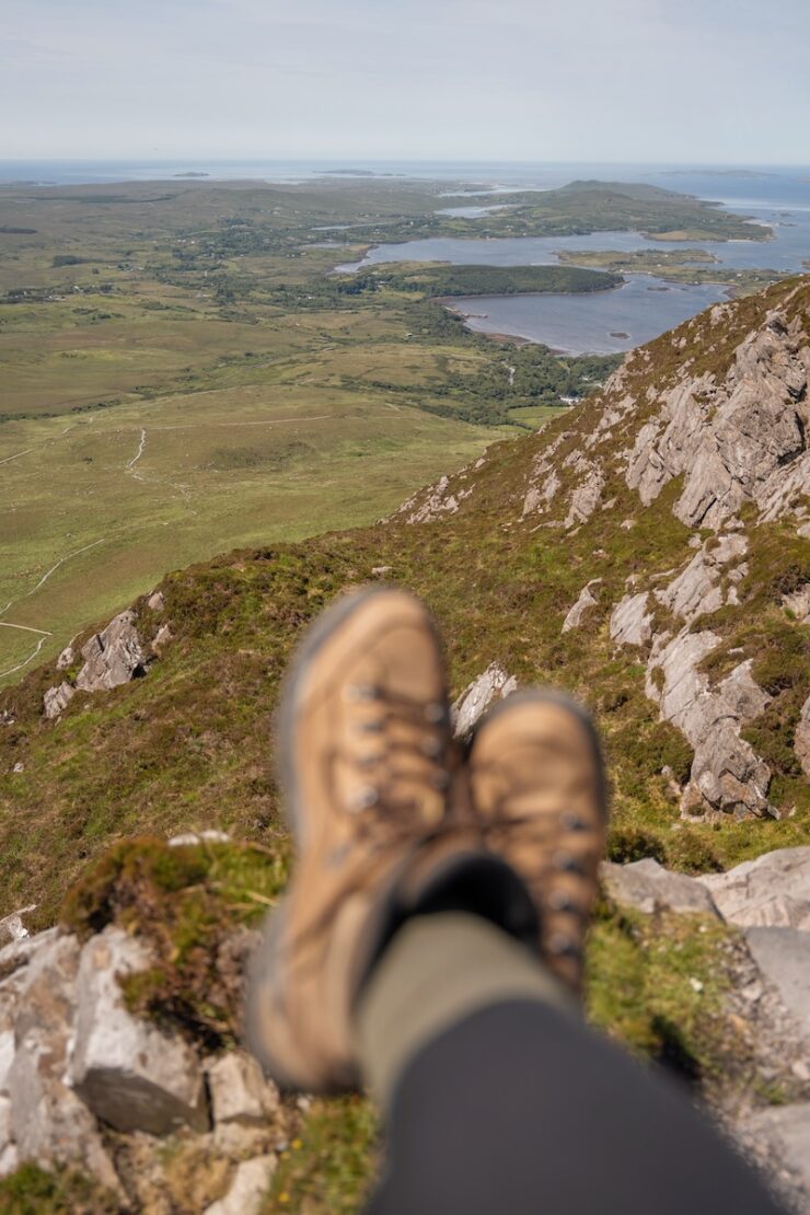 Wanderung zum Diamond Hill im Connemara Nationalpark