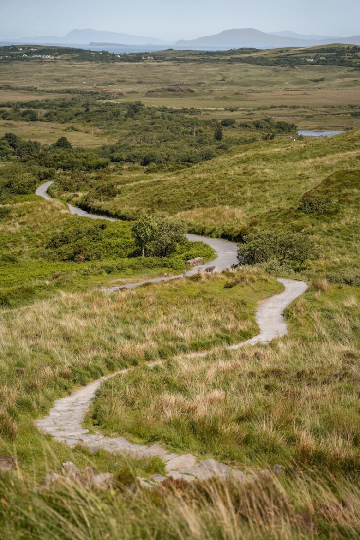 Wanderweg im Connemara Nationalpark