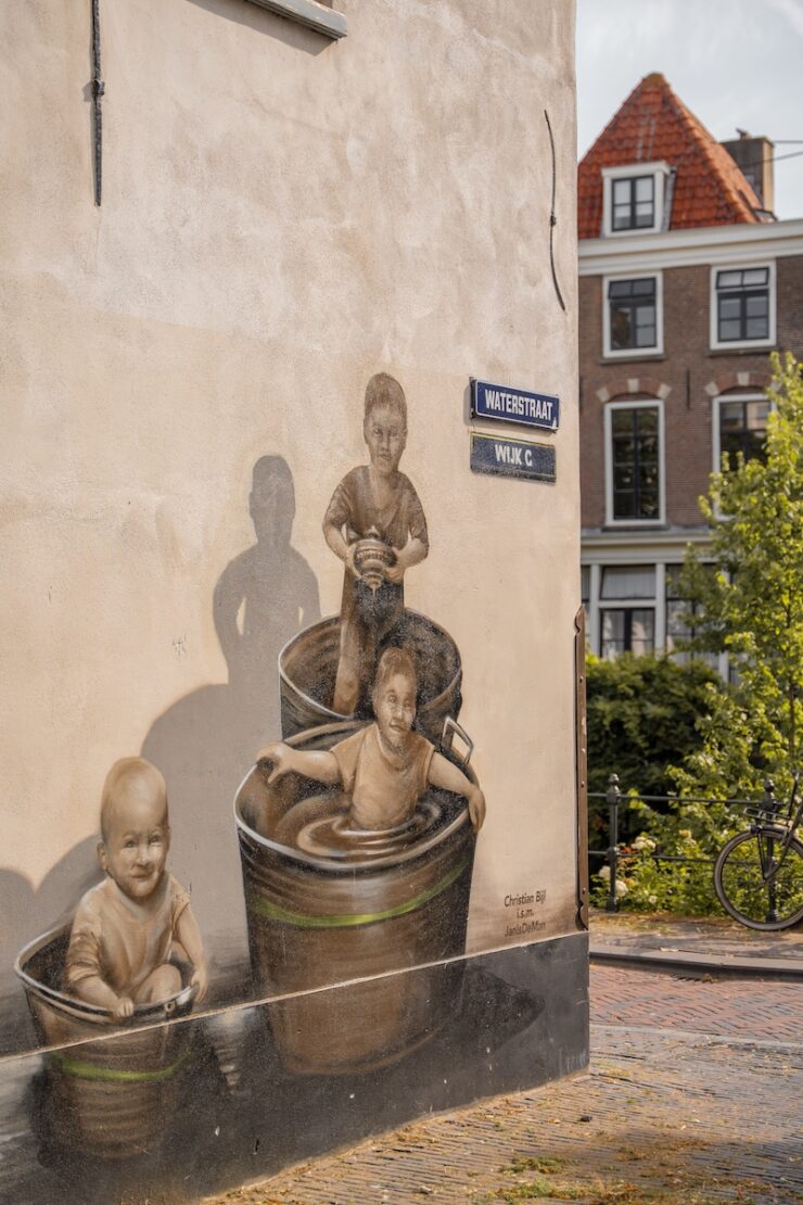 Streetart in der Altstadt von Utrecht