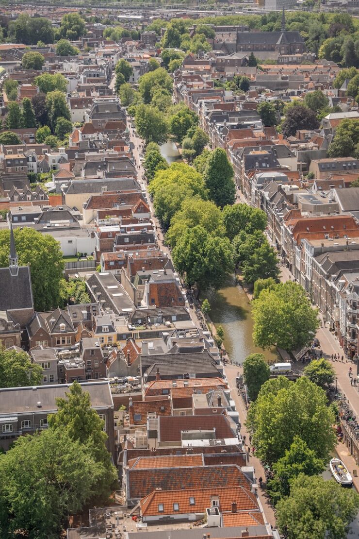 Utrecht von oben Blick vom Domturm