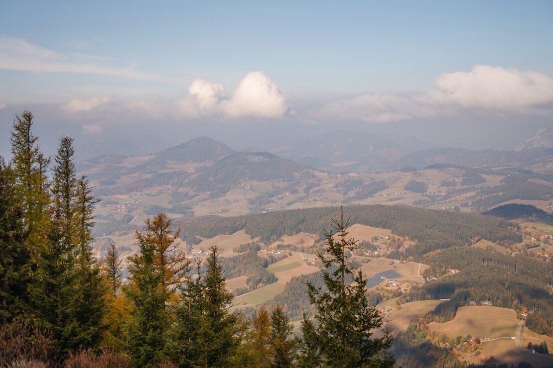 Ausblick vom Grazer Hausberg Schoeckl