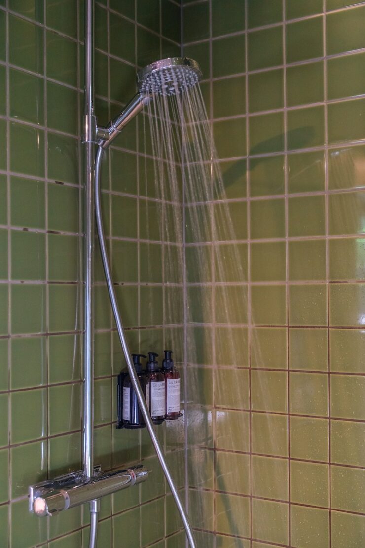 Dusche in der Waldsuite
