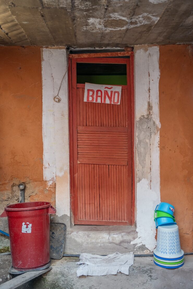 Toilette im Homestay auf der Insel Amantani