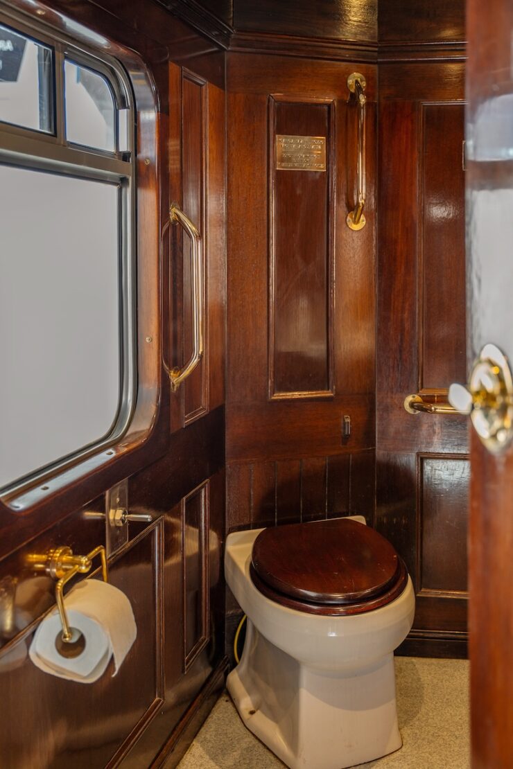 Toilette im Zug von Puno nach Cusco
