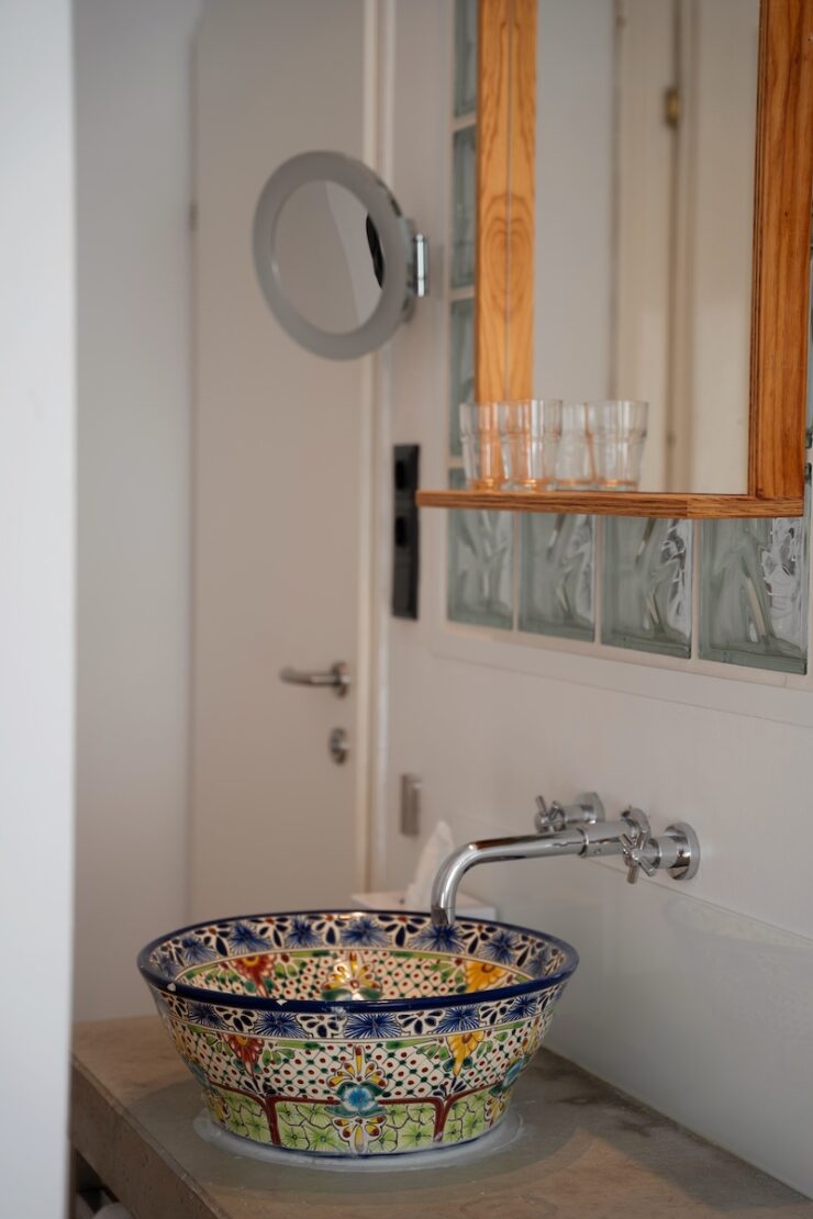 Waschbecken im Grand Hotel Wiesler